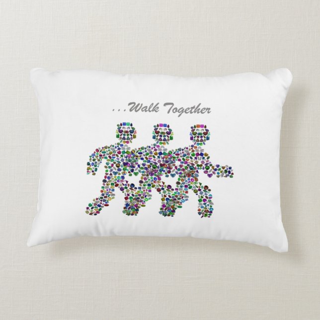 MANAR i RÖRELSE Prydnadskudde (Baksidan)