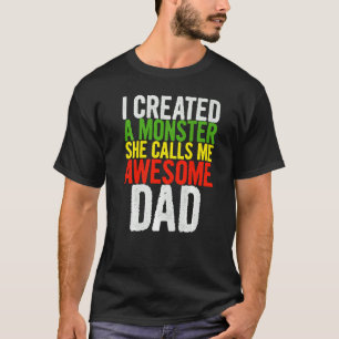 Manar I Skapat en monster hon kallar mig Fantastis T Shirt
