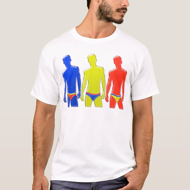 Manar i underkläder tee (Framsida)