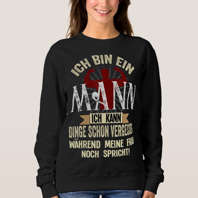 Manar Ich Tunna Ein Mann Ich Kann Dinge Schon Verg T Shirt (Framsida)