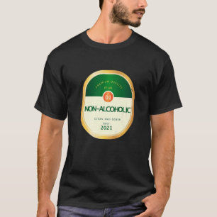 Manar Icke-alkoholhaltig sober Sobriecovering Alco T Shirt