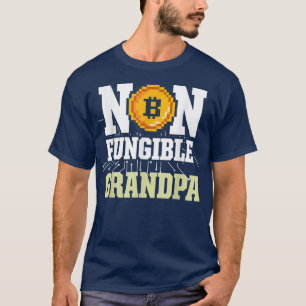 Manar Icke-fungibel Grandpa NFT Fläkt NFT Investor T Shirt