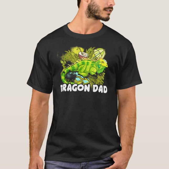 Manar Iguana Pappa T Shirt (Framsida)