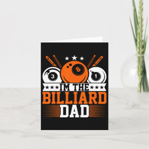 Manar Im the Billiard Pappa - Funny Bassäng Pappa Kort