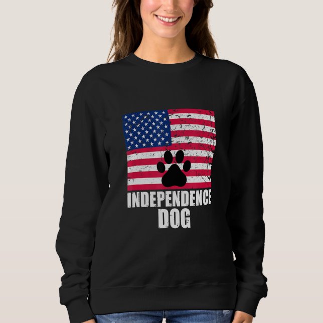 Manar Independence Hund 4 juli T Shirt (Framsida)