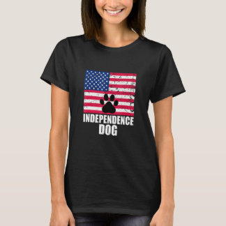 Manar Independence Hund 4 juli T Shirt