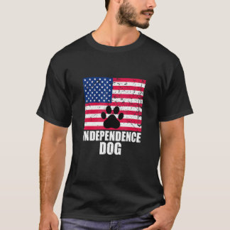 Manar Independence Hund 4 juli T Shirt