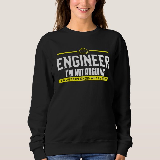 Manar Ingenjör Im hävdar inte att jag bara förklar T Shirt (Framsida)
