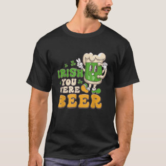 Manar Irish du var med i Groovy Grönt Beer St Patr T Shirt