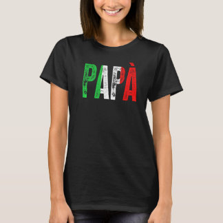 Manar Italienska kulturfamiljens Italien Born Papà T Shirt