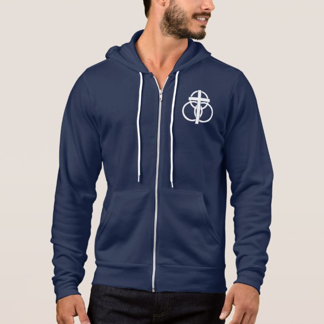 Manar jacka - moderna logotyp & Saints T-shirt (Framsida)