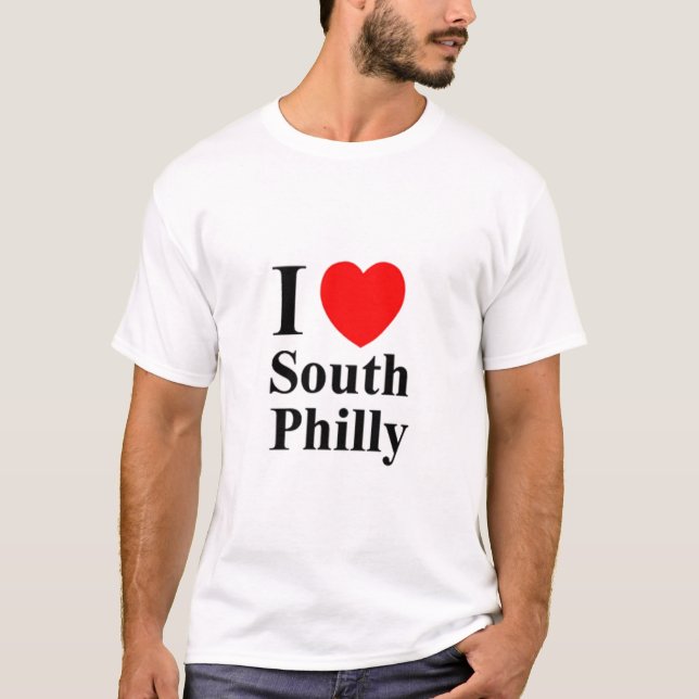 MANAR jag älskar den södra Philly tShirten Tröja (Framsida)