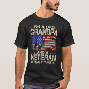 Manar jag är en farfar från Pappa och ett veterans T Shirt