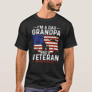 Manar jag är en farfar från Pappa och ett veterans T Shirt