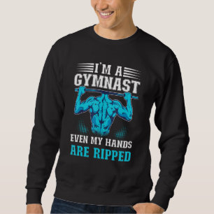 Manar jag är en gymnast, även om mitt Händer är ri Lång Ärmad Tröja