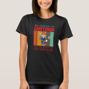 Manar jag är en hantlangare som jag inte stannar n t shirt