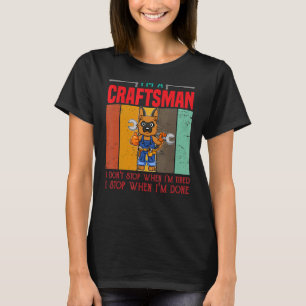 Manar jag är en hantlangare som jag inte stannar n t shirt