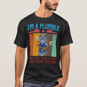Manar jag är en rörmokare som jag inte stoppar när t shirt
