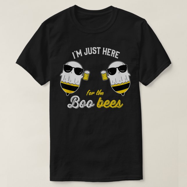 Manar Jag är här för Boo Bees Halloween Ghos. T Shirt (Design framsida)