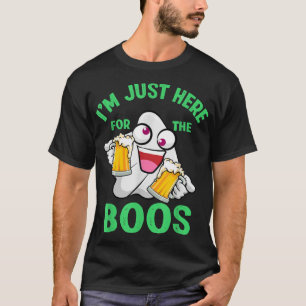 Manar jag är här för Boos Halloween Beer Dru T Shirt