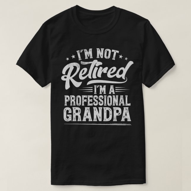 Manar jag är inte trött. Jag är en Professionell m T Shirt (Design framsida)