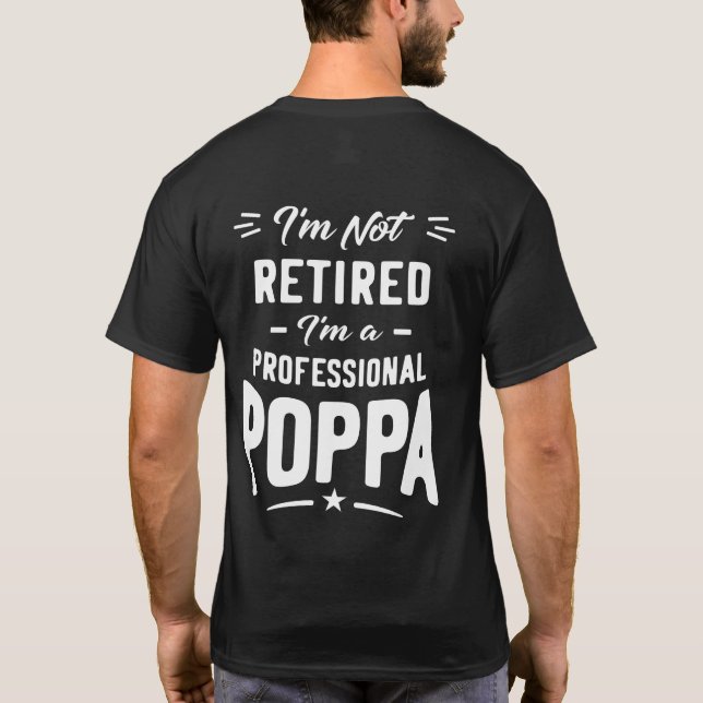 Manar Jag är inte trött. Jag är en Professionell P T Shirt (Baksida)