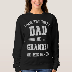 Manar jag har två titlar Pappa och morfar i Sten d T Shirt