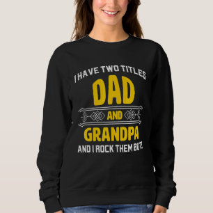 Manar jag har två titlar Pappa och morfar och jag T Shirt