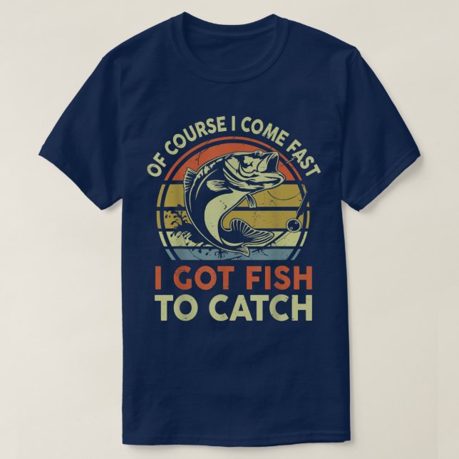 Manar...jag kommer naturligtvis snabbt i Har fisk  T Shirt (Design framsida)