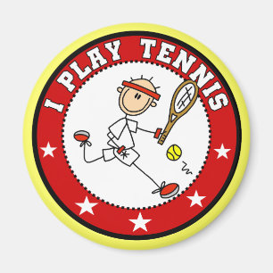 Manar jag leker tennisTshirts och gåvor Magnet