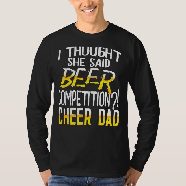 Manar Jag trodde att hon sa att hon var tävlingskv T Shirt (Framsida)