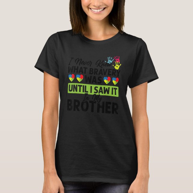 Manar Jag visste aldrig vilken tapperhetsbror Auti T Shirt (Framsida)