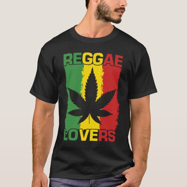 Manar Jamaica Outfit Reggae Clothing för manar Jam T Shirt (Framsida)