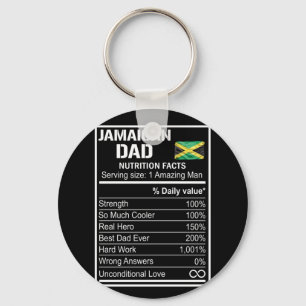 Manar Jamaican Pappa Nutrition Facts Fars dag Hero Nyckelring