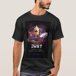 Manar James Webb Space Telescope JWST Black T Shirt