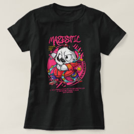 Manar Japansk Panda Print T-Shirt