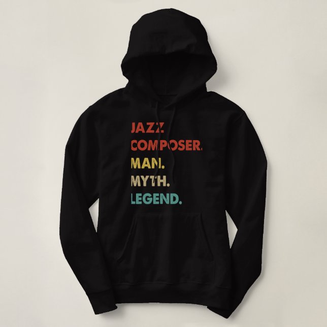 Manar Jazz Composer Man Myth Legend T Shirt (Design framsida)