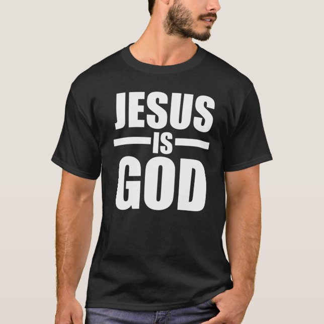 Manar Jesus är Gud.. T Shirt (Framsida)