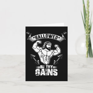 Manar Jesus Bodybuilding T Shirt - Funny Jesus Wei Kort