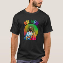 Manar Jesus Kristus HGBTQ Rainbow Färg Christian