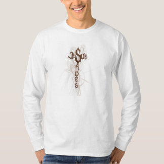Manar Jesus sparar skjortan för långärmader T Tee Shirt