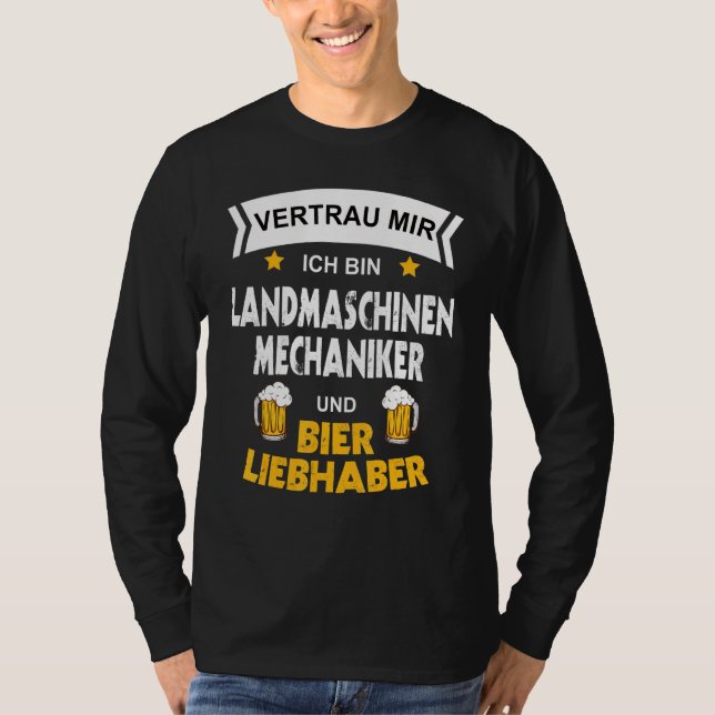 Manar Jordbruksmekanism för bete T Shirt (Framsida)