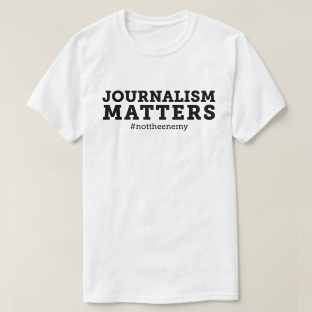 Manar journalistik betyder T-tröja T-shirt (Design framsida)