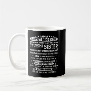 Manar Julfusk för broder från syster jag är Kaffemugg