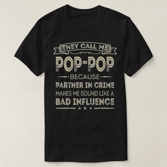 Manar kallar mig pop-post eftersom partner i brott t shirt (Design framsida)