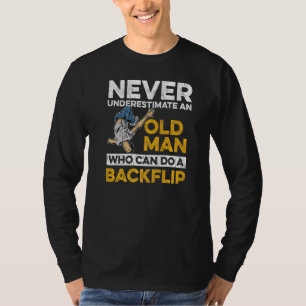 Manar kan köra fritt för en parkour t shirt
