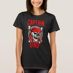 Manar kapten Pappa Ghost Halloween Fläkt Spöken Pi T Shirt