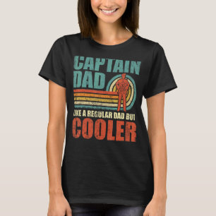 Manar kapten Pappa som ett vanligt Pappa men koler T Shirt