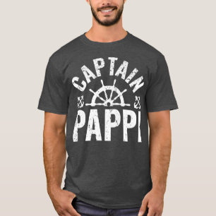 Manar kapten Pappi Boat Owner Sjö Boating Far" T Shirt