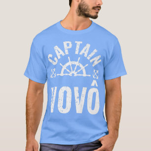 Manar kapten Vovo Boat Owner Sjö Boating Far T Shirt